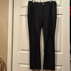 Eric sz 14 Women’s Black Snake Skin Print Pants